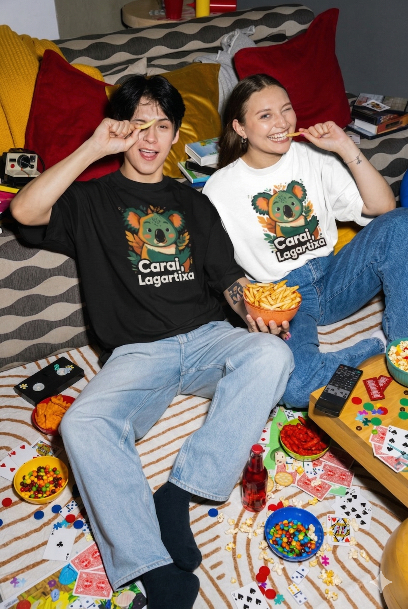 T-Shirt "Carai, Lagartixa" - Imagem 3